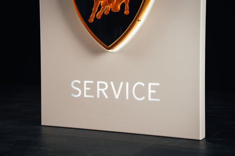 Lamborghini Illuminated sign