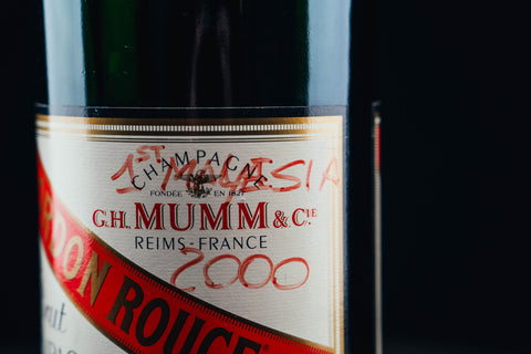 1051 - Mumm Podium Bottle Signed from Michael Schumacher