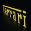 Ferrari Illuminated Sign
