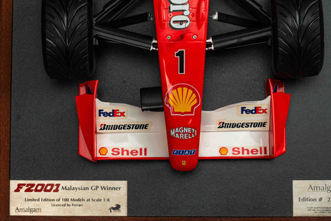 1079 - Ferrari F2001 Amalgam model Signed