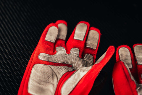 Michael Schumacher signed gloves