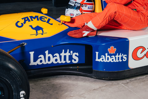 958 -WILLIAMS FW14 1991 NIGELE MANSELL WITH SENNA TAXI