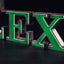 1065 - Rolex illumintaed Sign fron the 90