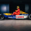 958 -WILLIAMS FW14 1991 NIGELE MANSELL WITH SENNA TAXI