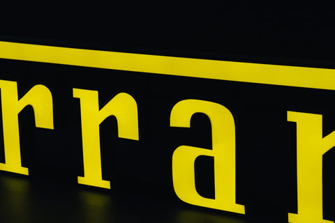 Ferrari Illuminated Sign