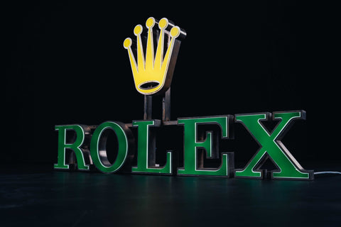 1065 - Rolex illumintaed Sign fron the 90