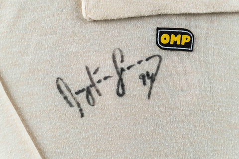 1126 - Ayrton Senna Signed Nomex