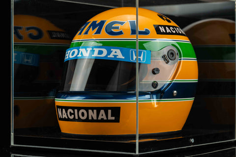 1076 - Ayrton Senna Official 1987 Replica Helmet