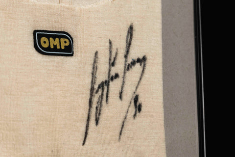 1118 - Ayrton Senna Signed Balaclava