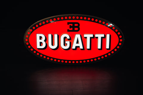 Bugatti Illuminated Sign