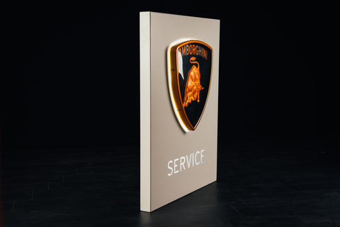 Lamborghini Illuminated sign