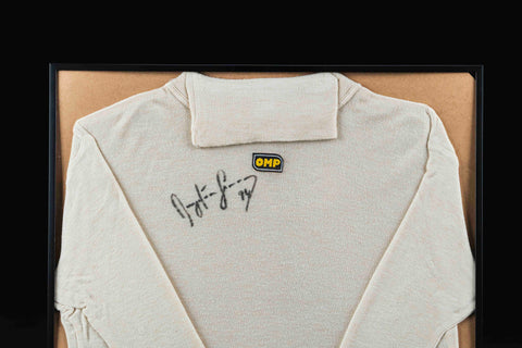 1126 - Ayrton Senna Signed Nomex