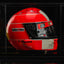 1024W - Michael Schumacher Official Bell replica Helmet 2000 Suzuka Signed