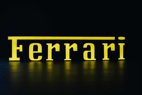 Ferrari Illuminated Sign