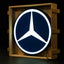 1083 - Mercedes Original Illuminated Sign