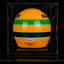 1076 - Ayrton Senna Official 1987 Replica Helmet