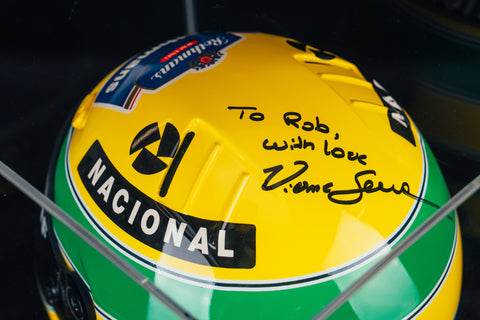 1109 - Ayrton Senna 1994 Official Bell Replica helmet signed