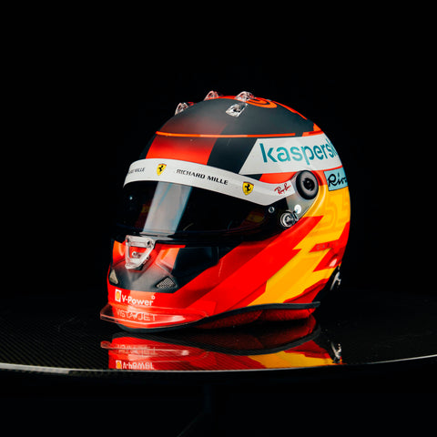 1037 - Carlos Sainz 2021 Ferrari Race Used Helmet