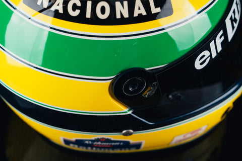 1109 - Ayrton Senna 1994 Official Bell Replica helmet signed