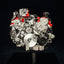Ferrari V8 cutaway moving engine
