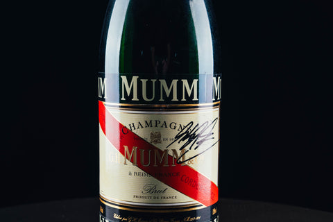 1049 - Mumm Podium Bottle Signed from Michael Schumacher