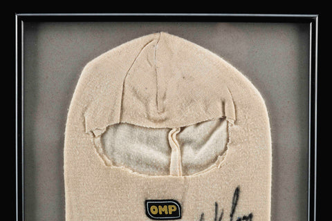 1118 - Ayrton Senna Signed Balaclava