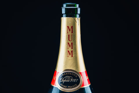 1052 - Mumm Podium Bottle Signed from Michael Schumacher