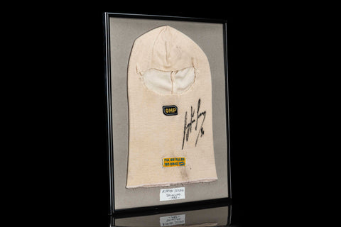 1118 - Ayrton Senna Signed Balaclava
