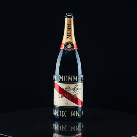 1053 - Mumm Podium Bottle Signed from Michael Schumacher