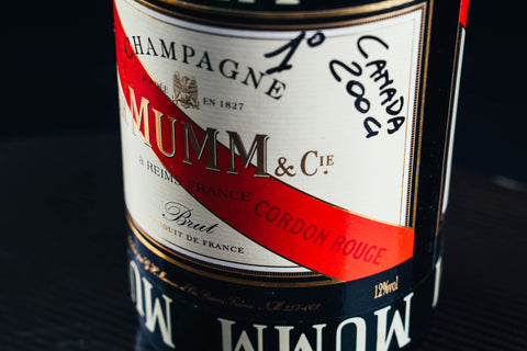 1049 - Mumm Podium Bottle Signed from Michael Schumacher