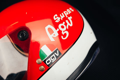 Giacomo Agostini Signed helmet