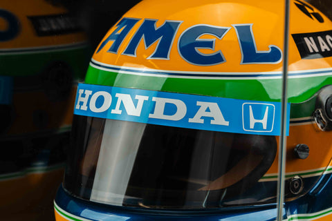1076 - Ayrton Senna Official 1987 Replica Helmet
