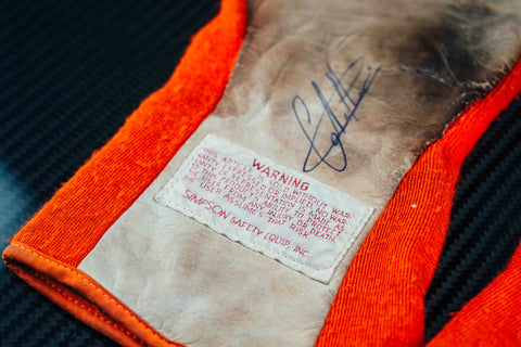 1089 - Gilles Villeneuve signed Gloves