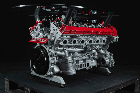 Ferrari 812 Competizione engine table
