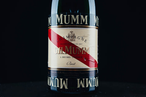1053 - Mumm Podium Bottle Signed from Michael Schumacher
