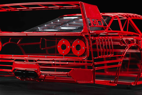 1119 - Ferrari F40 Wireframe Sculpture