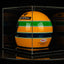 1076 - Ayrton Senna Official 1987 Replica Helmet