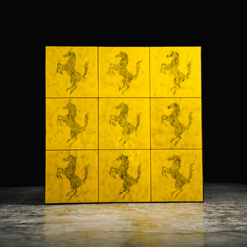 Original 1980 Ferrari tiles frame by Piemme