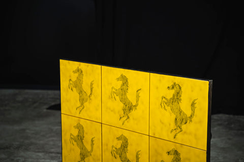 Original 1980 Ferrari tiles frame by Piemme