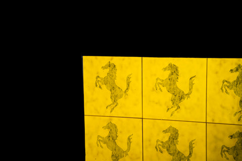 Original 1980 Ferrari tiles frame by Piemme