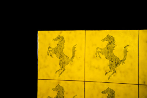 Original 1980 Ferrari tiles frame by Piemme