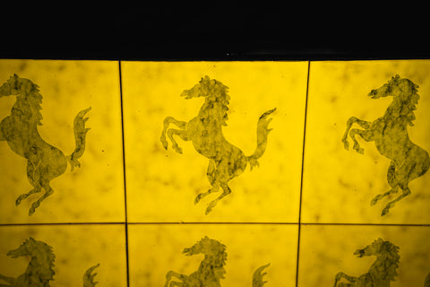 Original 1980 Ferrari tiles frame by Piemme