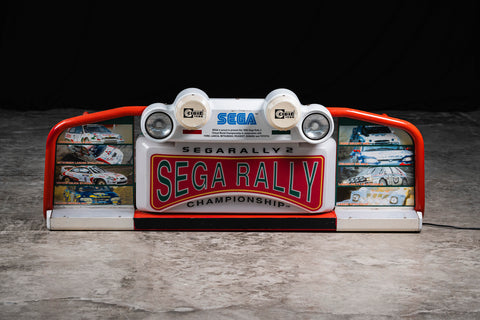 Original SEGA Rally 2 illuminated sign