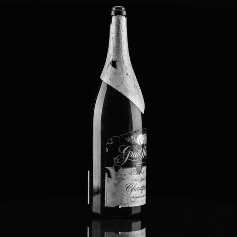 1134 - Gilles Villeneuve Singed Podium Bottle