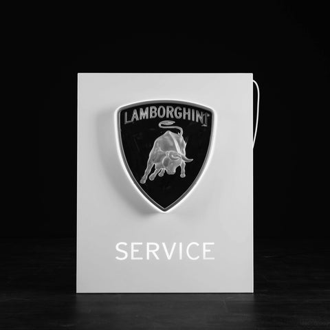 Lamborghini Illuminated sign