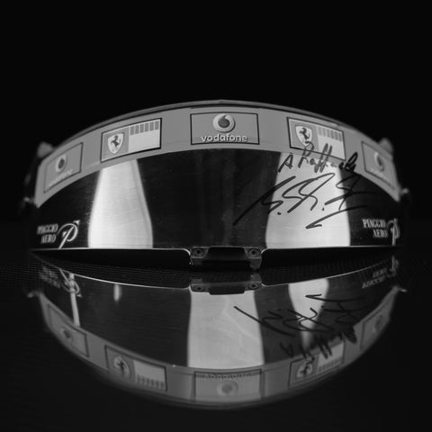 Michael Schumacher signed Visor