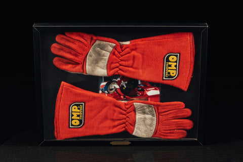 gerhard berger signed gloves
