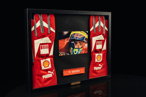 Felipe Massa signed gloves
