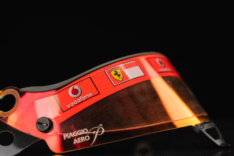 Michael Schumacher signed Visor