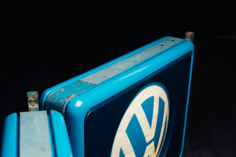 Audi and VW illuminated sign